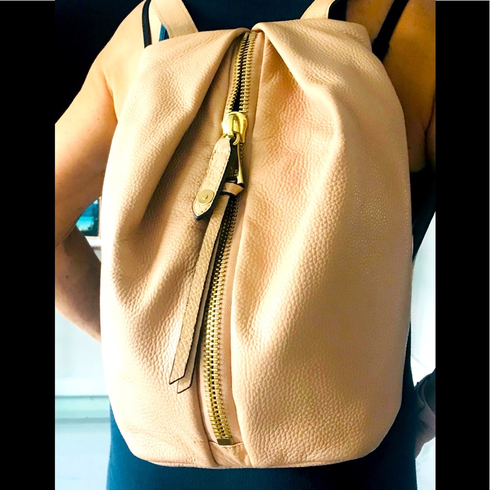 Aimee Kestenberg pale pink backpack